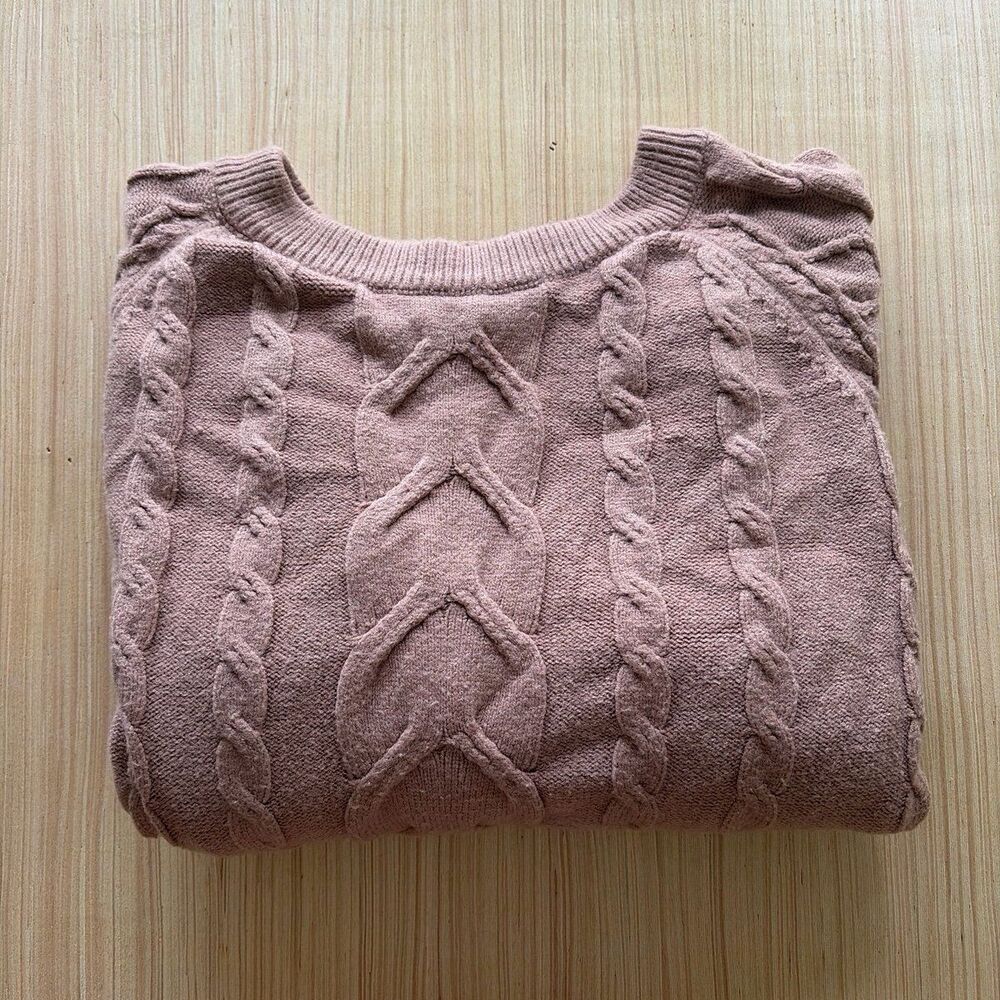Cable sweater